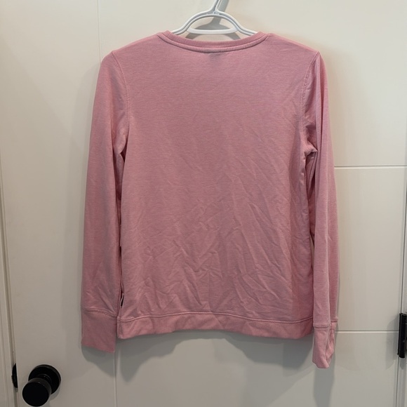 🏴 Eddie Bauer Pink Asymmetrical Long Sleeve shirt size XL girls 14-16 - Picture 6 of 9